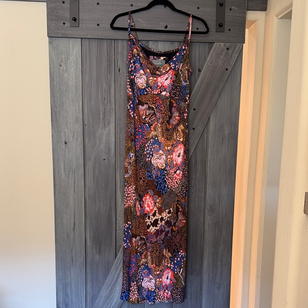 Floral Multicolor Slip Dress
